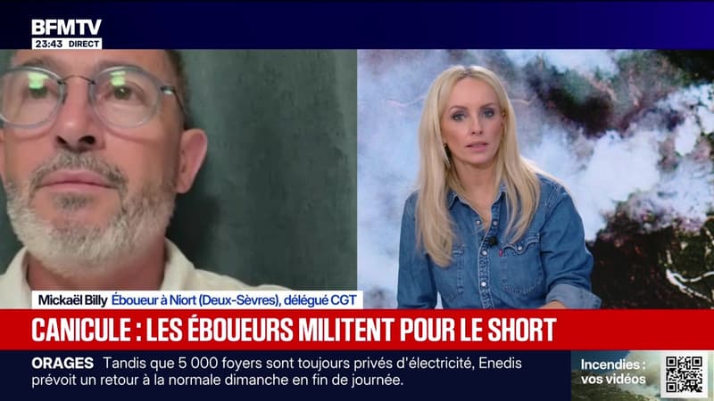 Canicule : les éboueurs militent pour le short - 11/07