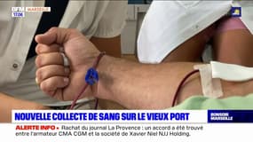 Marseille: une collecte de sang organisée sur le Vieux-Port