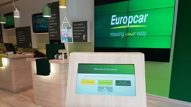 L'agence nouvelle génération inaugurée par Europcar à Bruxelles.