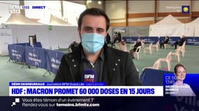 Vaccin: Emmanuel Macron promet une nouvelle accélération lors de son déplacement à Valenciennes  