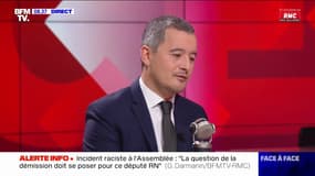 Incident à l'Assemblée: pour Gérald Darmanin, que Grégoire de Fournas s'adresse au député ou aux migrants c'est "raciste et inhumain"