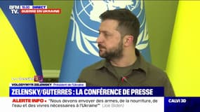 Volodymyr Zelensky: "Il est très important de sauver l'Ukraine pour prévenir la crise alimentaire et le chaos politique qui pourraient en découler"