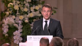 Emmanuel Macron, le 7 décembre 2024 pour la réouverture de Notre-Dame de Paris