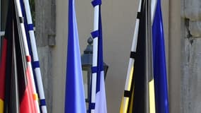 Les ministres des Affaires étrangères des six Etats fondateurs de l'UE, le 25 juin, à Berlin. 