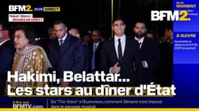  Hakimi, Belattar, Darmon : des stars en pagaille au dîner d'État de Macron