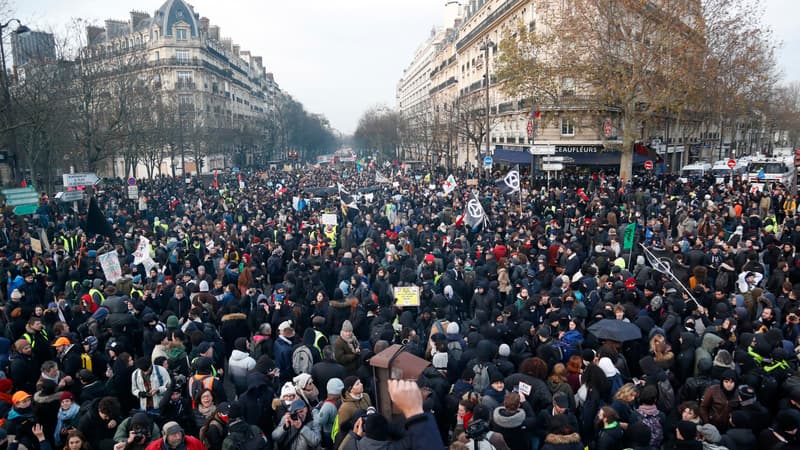 La manifestation du 10 décembre à Paris (photo d'illustration)