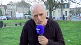 Philippe Poutou, triple candidat à l'élection présidentielle, au micro de BFMTV.