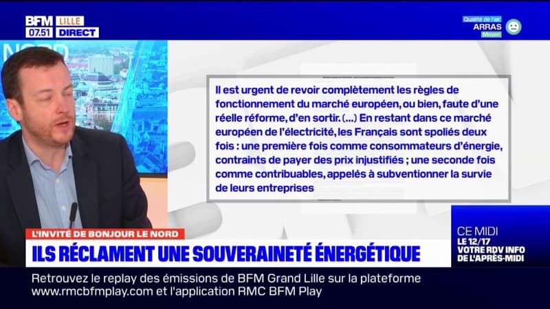 Crise de l'énergie: pour Nicolas Leblanc, la priorité doit être de "reconstituer le parc nucléaire français"