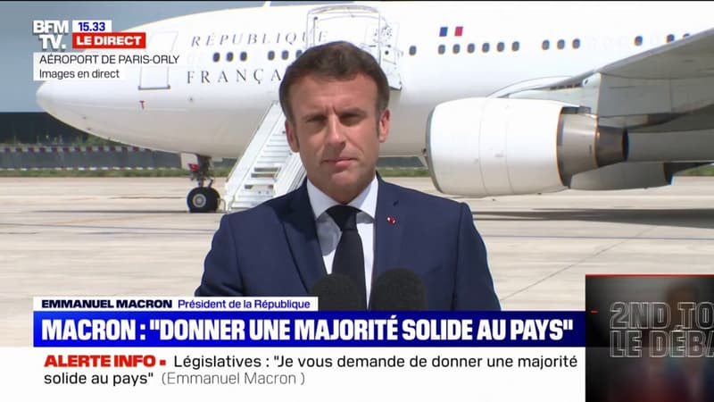 Emmanuel Macron appelle les français à aller voter: 