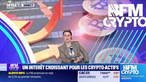 l'intéret croit pour les crypto actifs 