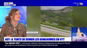 Hautes-Alpes: un homme tente de semer les gendarmes en VTT sur l'A51