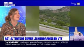 Hautes-Alpes: un homme tente de semer les gendarmes en VTT sur l'A51