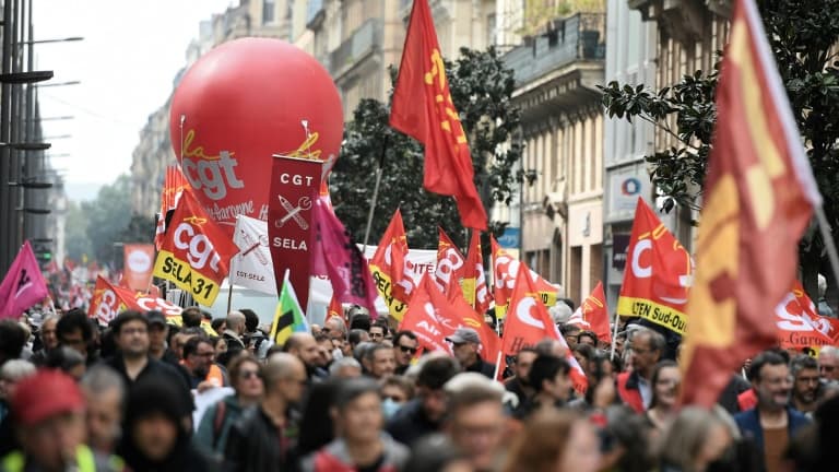 La CGT lors d'une manifestation (illustration)