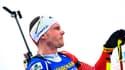 Emilien Jacquelin lors du sprint des Mondiaux à Oberhof, le 11 février 2023.