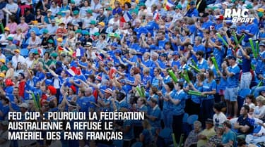 Fed Cup : Pourquoi la Fédération australienne a interdit le matériel des supporters français