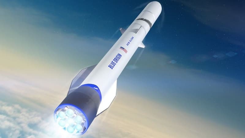 Blue Origin développe actuellement la fusée réutilisable New Glenn, pour les années 2020.