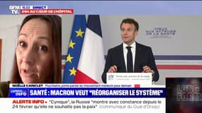 Noëlle Cariclet du collectif "Médecins pour demain": "Rien de convaincant" dans les mesures présentées par Emmanuel Macron