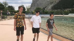 Trois adolescents ont sauvé leur ami de la noyade au plan d'eau de Sisteron, le lundi 5 juillet. 
