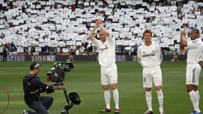 Zinedine Zidane lors de son dernier match avec le Real à Madrid en 2006