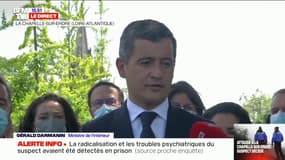 "Il a voulu s'en prendre aux gendarmes": Gérald Darmanin dénonce "l'agression sauvage" d'une policière grièvement blessée au couteau