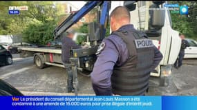 Toulon/épaves : la police nationale nettoie les cités
