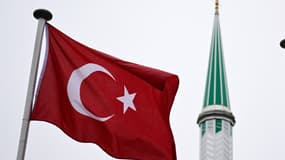 Le drapeau Turc (PHOTO D'ILLUSTRATION)