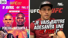 UFC 287 : ITW exclusive avec Pereira, champion des poids moyens et pire cauchemar d'Adesanya