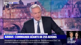 Airbus: Bruno Le Maire affirme qu'une commande géante de 255 avions est "en bonne voie"