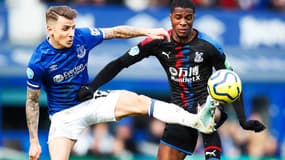 Lucas Digne et Wilfried Zaha. 