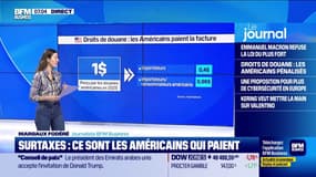 Surtaxes : ce sont les américains qui paient