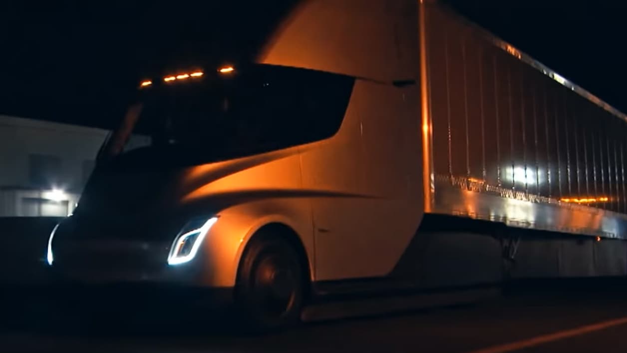 Le Semi Tesla dévoilé en octobre 2017. Le Semi Tesla dévoilé en octobre 2017.