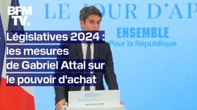 Pas de hausse d'impôts, baisse des prix de l'électricité: les mesures de Gabriel Attal sur le pouvoir d'achat