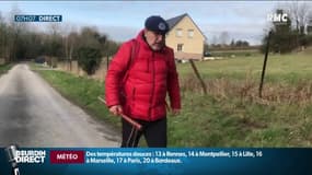 Patrick Maurain marche pour sensibiliser sur la condition des agriculteurs