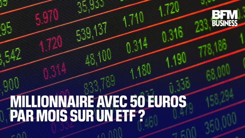 Millionnaire avec 50 euros par mois sur un ETF, vraiment ?