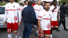 Les joueurs de l'AC Ajaccio ce vendredi