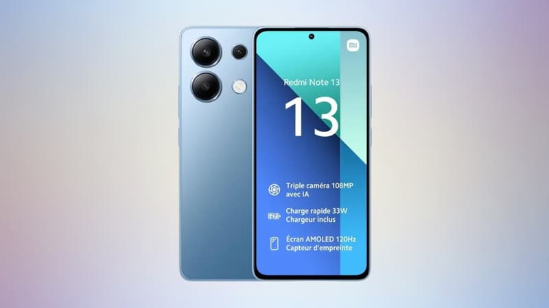 De retour en stock, le Redmi Note 13 est vendu à prix bas sur Cdiscount