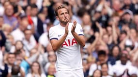 Le tour d'honneur de Harry Kane après le match amical Tottenham-Shakhtar Donetsk (5-1), le 6 août 2023