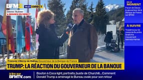 Face à Donald Trump, le gouverneur de la Banque de France se veut offensif