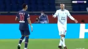 Alvaro filmé de face par beIN Sports lors de son altercation avec Neymar