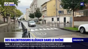 Des ralentisseurs illégaux dans le Rhône