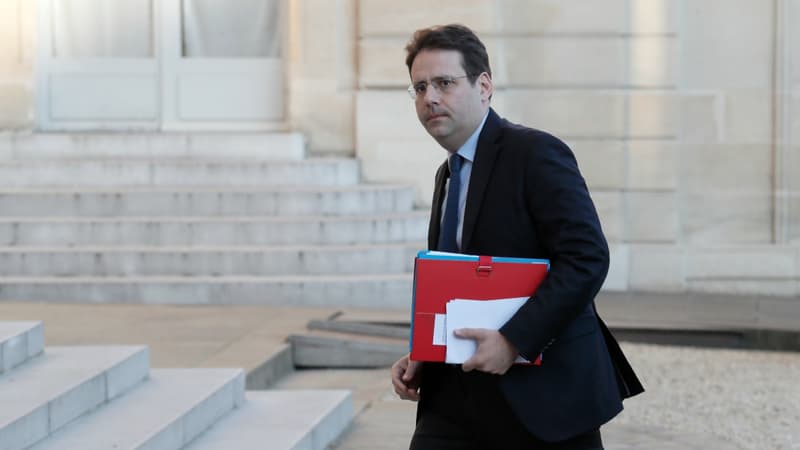 Matthias Fekl à l'Elysée. 