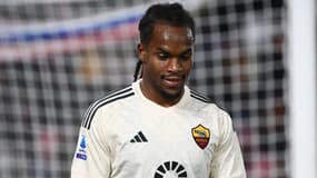 Renato Sanches avec la Roma contre Bologne en Serie A, le 17 décembre 2023