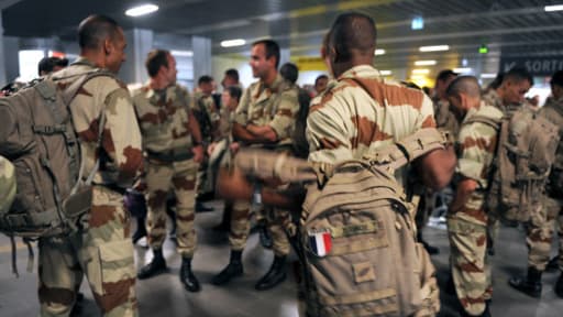Soldats français de retour du Mali