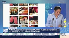 Focus Retail: A Milan, les clients d'un restaurant paient en fonction du nombre de followers Instagram - 16/04