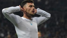 Radonjic après son but contre Toulouse le 24 novembre 2019