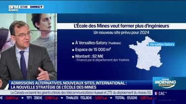 Vincent Laflèche (Mines de Paris) : L'Ecole des Mines veut former 50% d'ingénieurs en plus d'ici 2028 - 20/05 