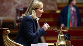 La présidente de l'Assemblée nationale Yael Braun-Pivet, le 5 mars 2024 à Paris