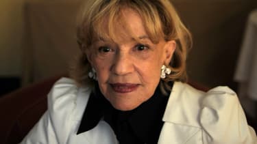Jeanne Moreau, le 17 mai 2008 au Festival de Cannes