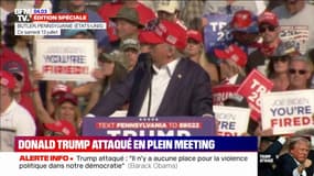 Donald Trump attaqué en plein meeting, le film des événements