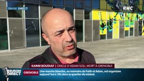 Karim l'oncle d'Adam, mort après une course-poursuite avec la police à Grenoble samedi soir
